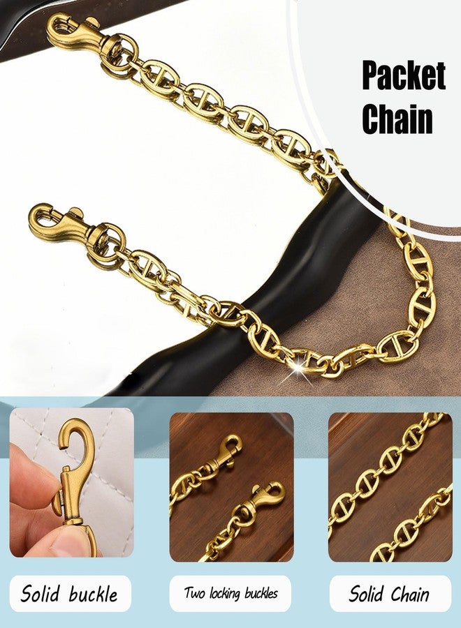 LSBDJDL Gold Bag Charms Wallet Chain Keychains Purse Charm Purse Charms For Handbags Accessories For Women - Image 2